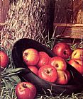 Still Life of Apples in a Hat by Levi Wells Prentice